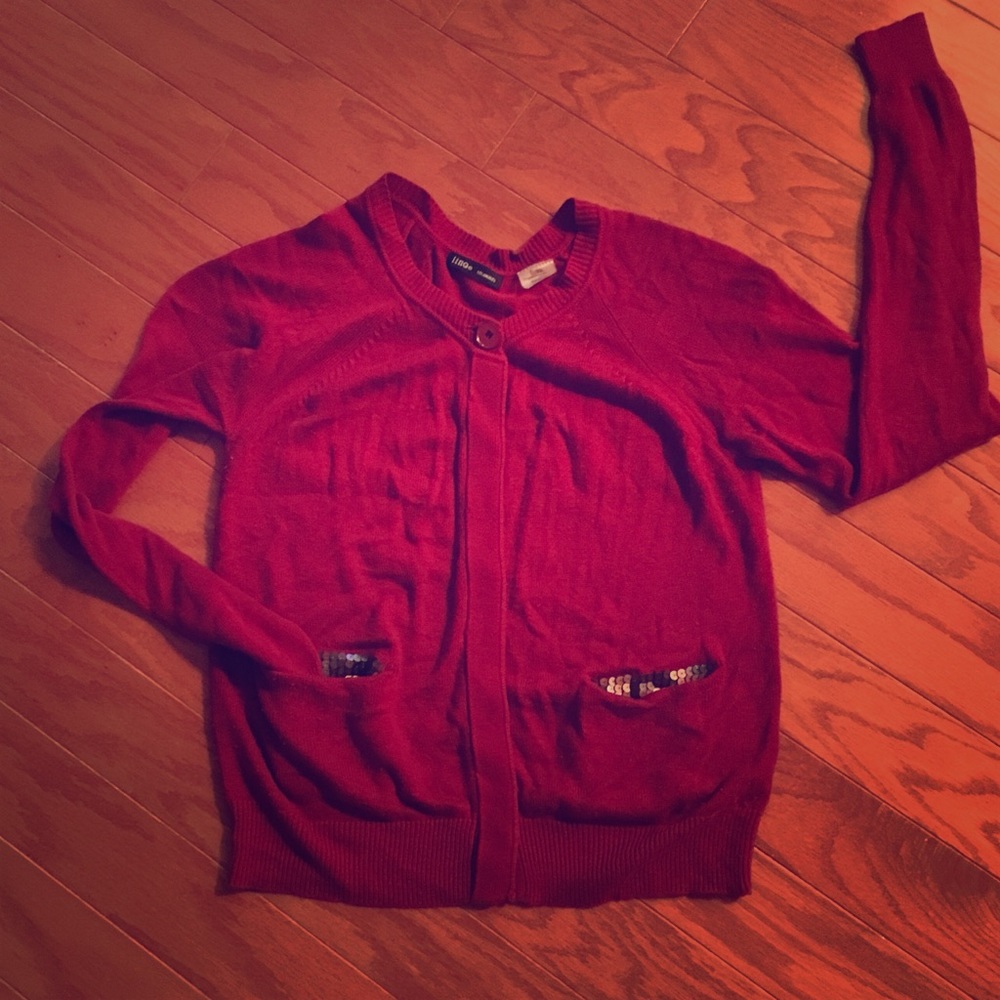 Linq los angeles Cardigan with sequin pockets